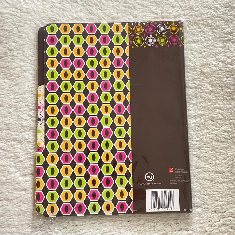 Wilson Jones WorkStyle Decorative File Folders – Floral Y2K Design – Pack of 6